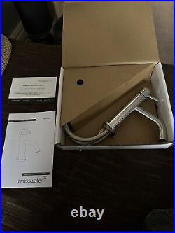 Crosswater MPRO Monobloc Basin Mixer Tap Brushed Stainless Steel PRO110DNV