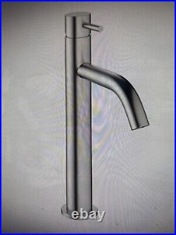 Crosswater MPRO tall Basin Mixer Brushed Stainless Steel Effect