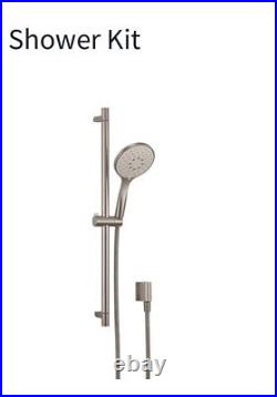 Crosswater mpro shower kit brushed stainless steel