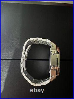 Custom Casioak Brushed Steel Watch Brand New! Free Sizing