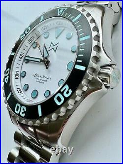 Diver watch Marlinwatch 43mm Quartz Stainless Steel Strap Mk6 Boxed