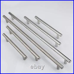 Door Handles Cupboard Cabinet Kitchen Drawer T Bar Stainless Steel Handle