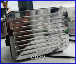 Dualit Architect 4 Slot Black Body With Brushed Stainless Steel Panel Toaster