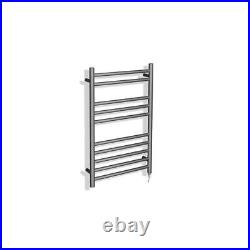 Electric Towel Rail Brushed Stainless Steel Fixed Temp 150W 500mm x 800mm