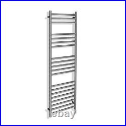 Electric Towel Rail Brushed Stainless Steel Fixed Temp 600W 500mm x 1600mm