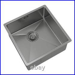 Ellsi Elite 1.0 Singe Bowl Brushed Stainless Steel Sink with waste