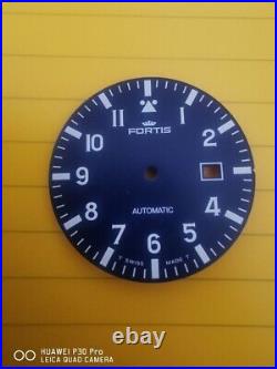 Fortis Case Mens Watch 40mm Blue Colour Dial, Complete Kit, Beautiful, New