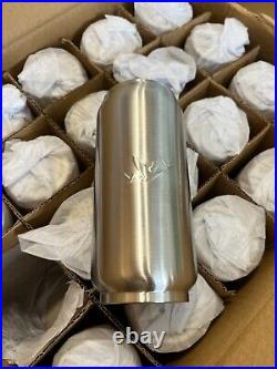 GREY GOOSE VODKA Brushed Stainless Steel Soda Tumbler Glass Insulated Can