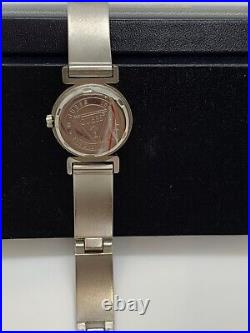 GUESS Watch Brushed Stainless Steel Movement logo Link Bracelet New