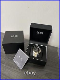 Genuine Hugo Boss Men's Watch 1513908 Admiral Black Dial