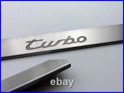 Genuine high quality brushed stainless steel door entry guard set for 911
