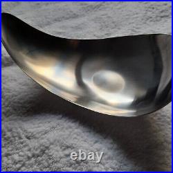 Georg jensen leaf bowl set brushed stainless steel