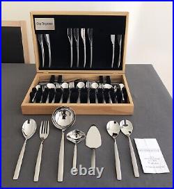 Guy Degreene Cadence Contrast Finish 92 Piece Cutlery Set Plus Extras