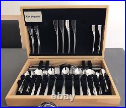 Guy Degreene Cadence Contrast Finish 92 Piece Cutlery Set Plus Extras