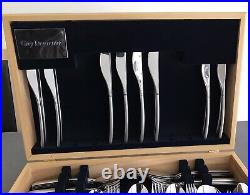 Guy Degreene Cadence Contrast Finish 92 Piece Cutlery Set Plus Extras