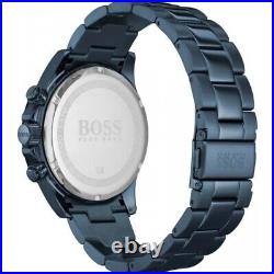 HUGO BOSS Hero 1513758 43mm Blue Stainless Steel Men's Wristwatch 2 yr warranty