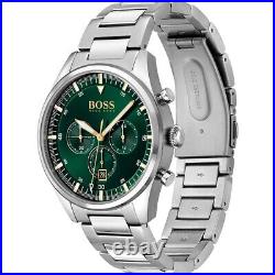HUGO BOSS Watch HB1513868 Pioneer Green Dial Men's Watch 2 YR WARRANTY