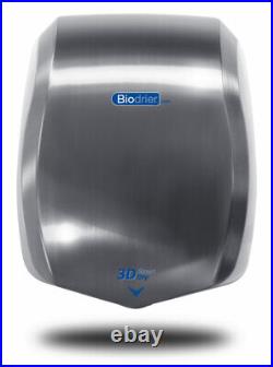 Hand Dryer ECO Low energy fast drying with HEPA filter, brushed stainless steel