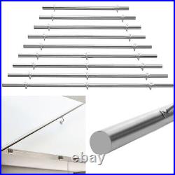 Handrail Stair Safety Stainless Steel Wall Mounted Railing Brushed Metal Bracket