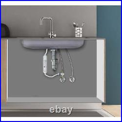 Hommix Olaf Brushed 304 Stainless Steel 3-Way Tap & Advanced Single Filter Under