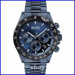 Hugo Boss Hb1513758 Blue Hero Sport Lux Watch New Fast Delivery