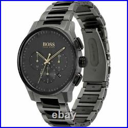 Hugo Boss Mens Chronograph Peak Watch Hb1513814 Black Dial New Warranty