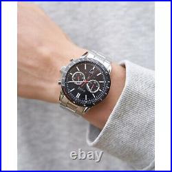 Hugo Boss Watch 1513922 Allure Black Dial Chronograph Men's Watch2 YR WARRANTY