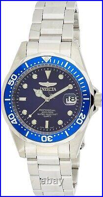 Invicta Pro Diver 9204 Quartz Watch, 375 mm 20 Bar Water Pressure Resistant