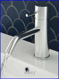 JTP Inox Brushed Stainless Steel Mono Basin Mixer