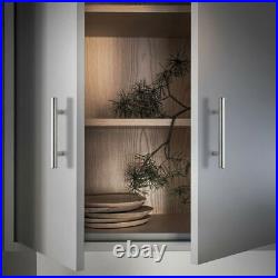 Kitchen Door Cabinet Pulls Cupboard Drawer Interior Brushed Nickel T Bar Handles