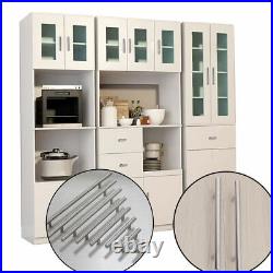 Kitchen Door Cabinet Pulls Cupboard Drawer Interior Brushed Nickel T Bar Handles