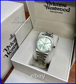 Ladies Vivienne Westwood Charterhouse Pastel Green Dial & Steel Watch VV244PGRSL