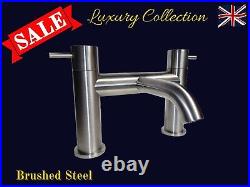 Luxury Bath filler Brushed stainless steel RRP £279