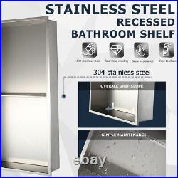 Marada Shower Niche Stainless Steel Multi size Brushed Nickel Wall-Inserted