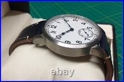 Marine chronometer style deck watch Swiss ETA 6498 German Tourby hands