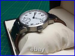 Marine chronometer style deck watch Swiss ETA 6498 German Tourby hands