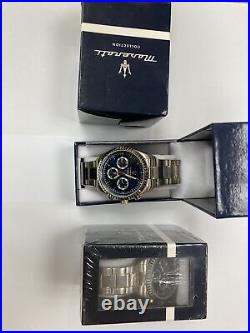 Maserati Competizione Blue Chrono Dial Steel Bracelet Men's Watch R8853100022