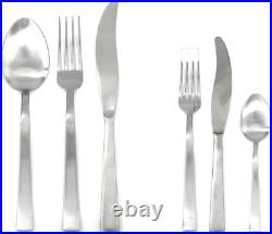 Mepra Levantina ICE 36-Piece Flatware Set Brushed Stainless Steel rrp $753