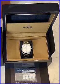 Monta Noble Watch 38mm Opaline Dial Great Condition 2022 RRP £1,500