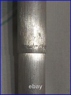 Montblanc Turbo Brushed Aluminum Fountain Pen Stainless Steel Medium Nib