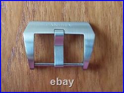 NEW GENUINE OFFICINE PANERAI 22mm brushed stainless steel tang buckle. MINT