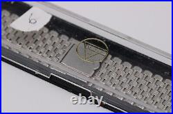 NOS Vintage NSA Novavit Textured and Brushed Stainless Steel 20mm Bracelet
