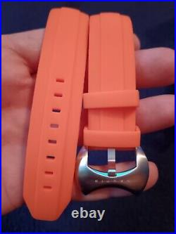 Nautis Interceptor Swiss Movement Orange & SS Watchband With Dry Box 50 ATM