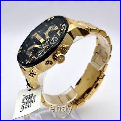 New Diesel Dz7333 Luxury Mr Daddy 2.0 XXL 57mm Yellow Gold Mens Wrist Watch