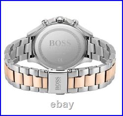 New Genuine Hugo Boss Hera Hb1502564 Silver & Gold Tone Silver Dial Womens Watch
