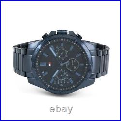 New Genuine Tommy Hilfiger 1791560 Decker Navy Blue Stainless Steel Men's Watch