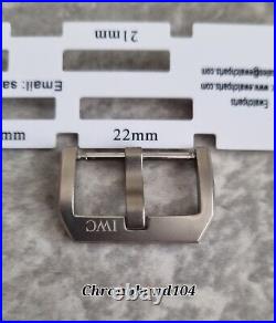 OEM Genuine IWC 22mm Brushed Stainless Steel Watch Tang Buckle UNUSED