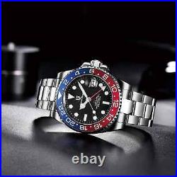 Pagani Design PD 1662 Seiko NH34 Automatic GMT Watch Jubilee Bracelet. UK