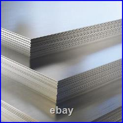 Premium Brushed Stainless Steel Sheet Grade 304 1.2mm Any Size Guillotine Cut