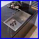 Premium Handmade Brushed Stainless Steel Kitchen Sink Bowl with Drainer